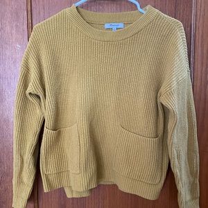 Madewell Patch Pocket Cropped Sweater